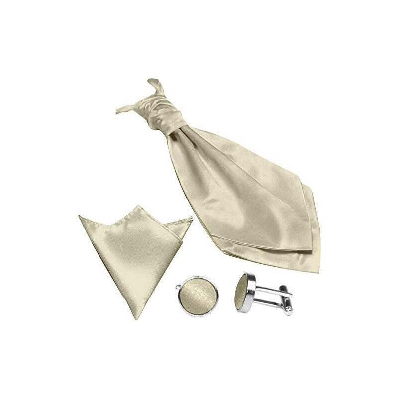 Gilet Da Sposa Color Crema Con Motivo Paisley In Un Set - Foto 3