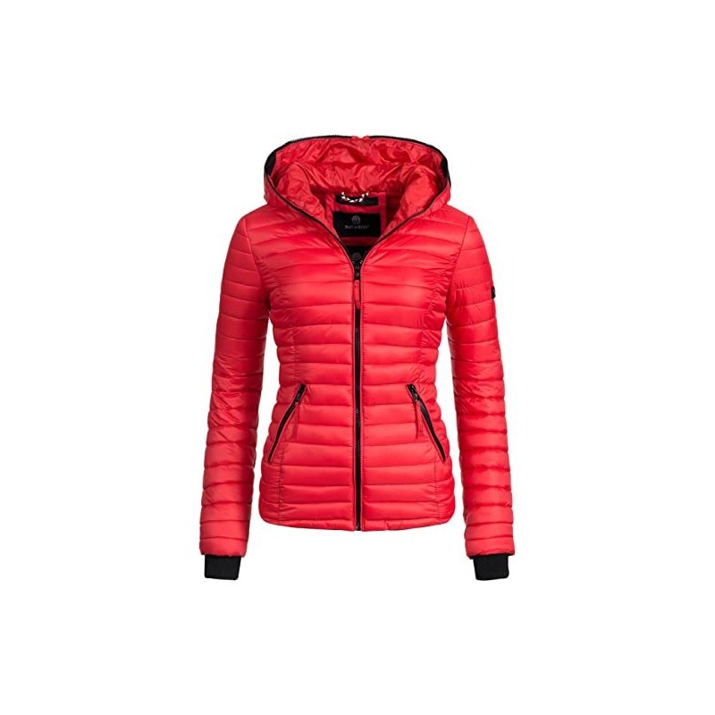 Navahoo Giacca Trapuntata Mezza Stagione da Donna Kimuk Rosso S