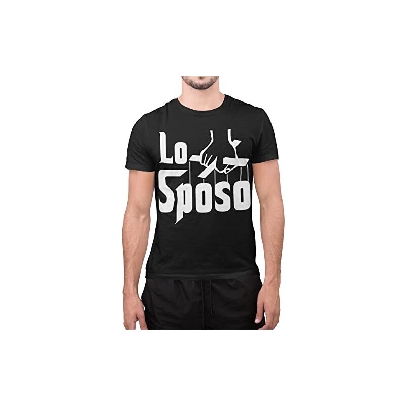 MoonWorks - T-shirt Divertente Da Uomo Con Scritta In Tedesco 'Pezzo Unico', Colore Nero, Taglia XXL