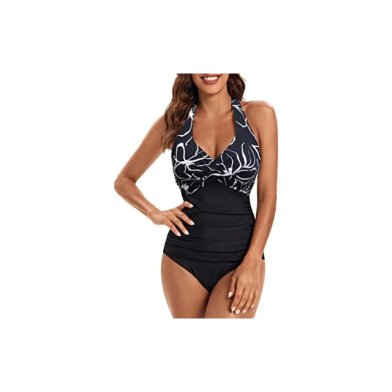 Costumi Tankini Su Amazon Amazon Costumi Interi Scollo Americana