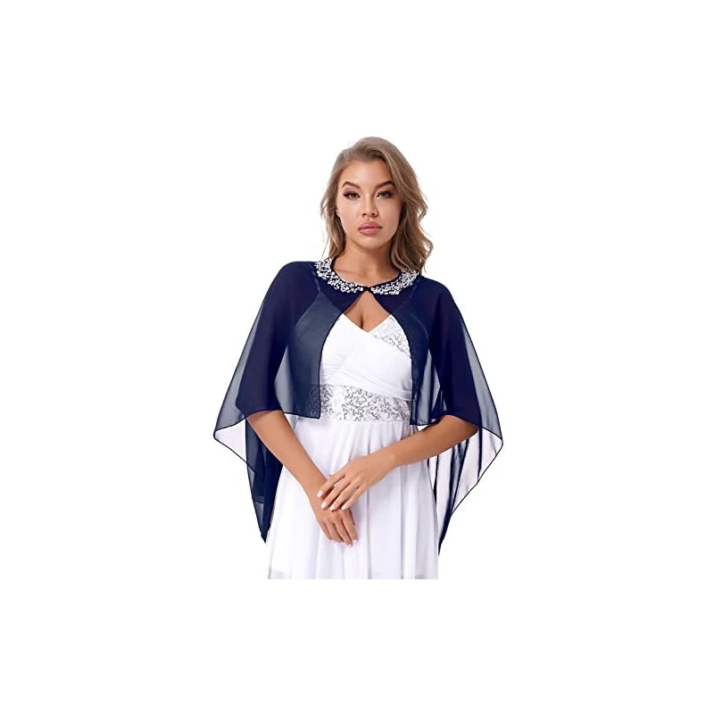 Coprispalle Chiffon Vestiti Eleganti Da Cerimonia Coprispalle