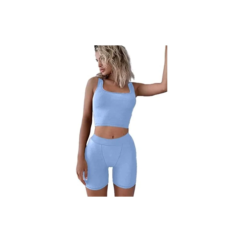 Pantaloncini Sportivi Donna HomyComy – Vita Alta, Con Tasche, Per Yoga, Palestra E Corsa