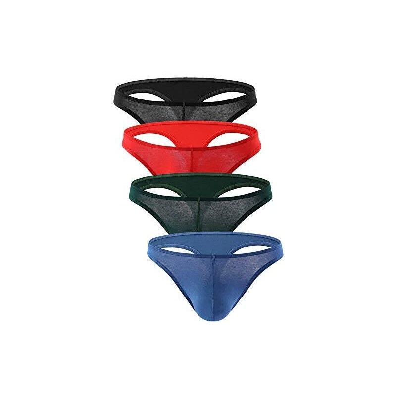 CSMARTE Tanga Uomo In Morbido Cotone, Perizoma Slip Intimo Elasticizzato, Lavabile In Lavatrice