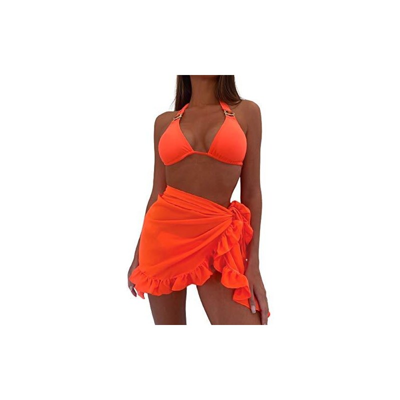 Costume Da Bagno Bambina Happy Cherry 3 Pezzi - Top, Slip E Pantaloncini, 8-14 Anni Bikini Ragazza 3 Pezzi