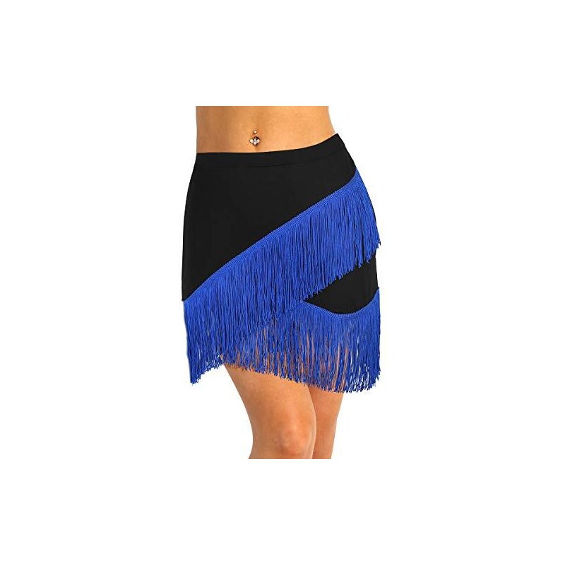 LIMKOO Gonna Da Ballo Latino Per Ragazze, Gonna Falbala A Vita Alta Per Bambini Abbigliamento Per Pratica Di Ballo Latino Per Costume Da Ballo Tango Swing Rumba Chacha 10years Black 118861570