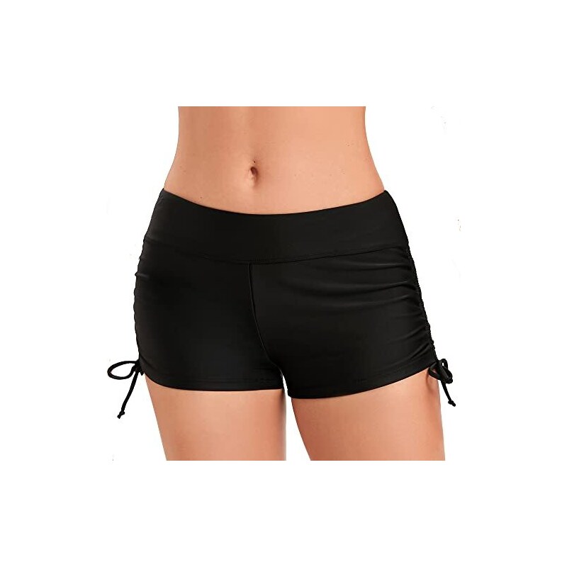 Pantaloncini Da Bagno Donna - Costume Intero, Vita Elasticizzata, Protezione UV, Asciugatura Rapida - Foto 8