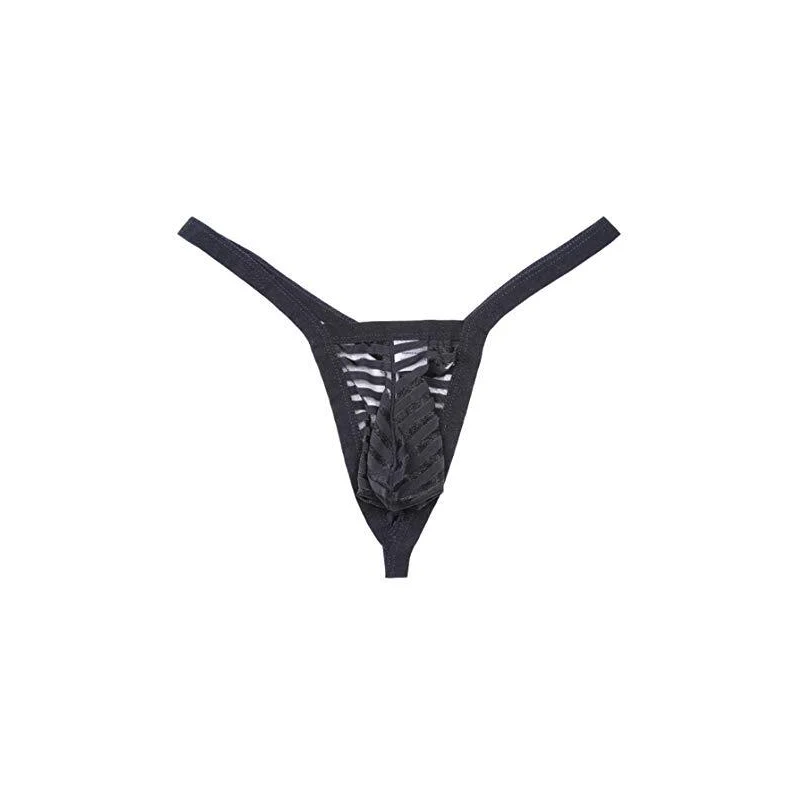 Slip Uomo Sexy String Tanga - Biancheria Intima Traspirante Con Supporto Erotico G-String Per Coppie - Foto 9