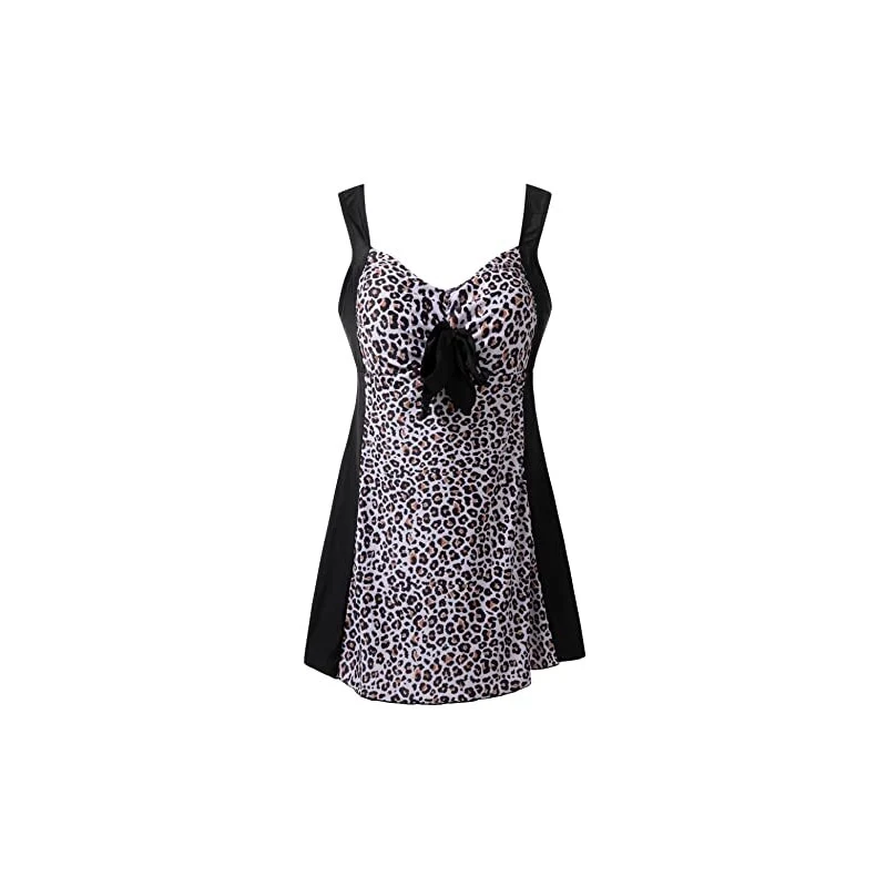 Costume Intero CUPSHE Donna Taglie Forti: Scollo A V, Effetto Dimagrante E Volant, Nero