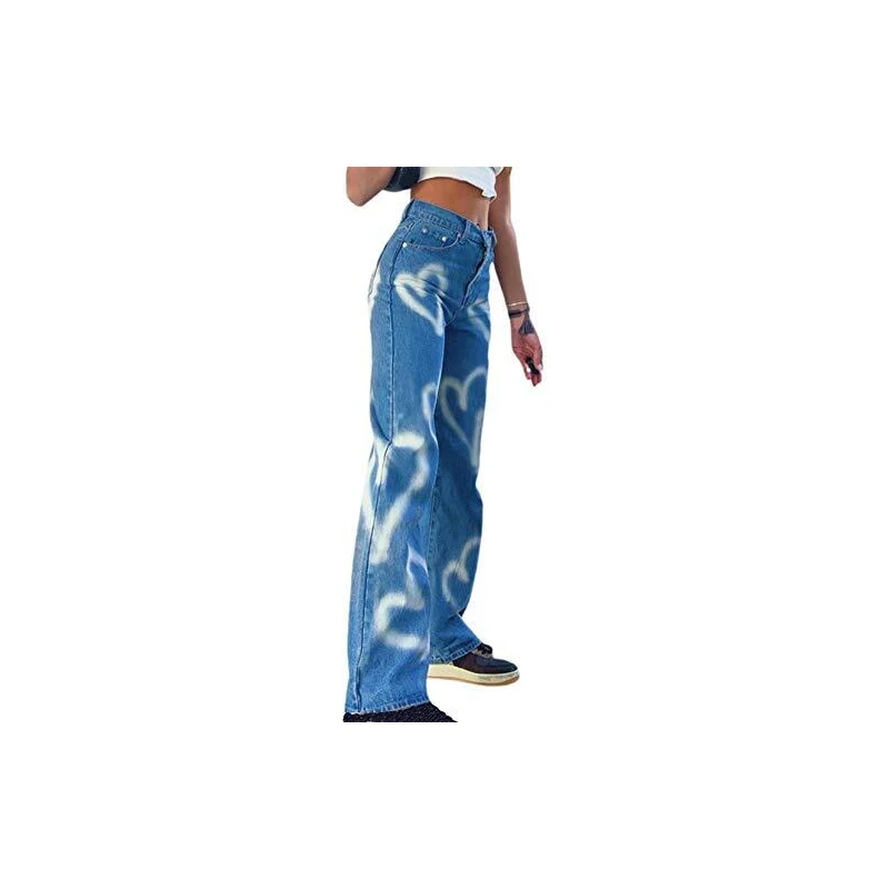 Pantalon Energie Baggy Homme Femme – Coton – Taille W27 – Gris – Large Hip Hop