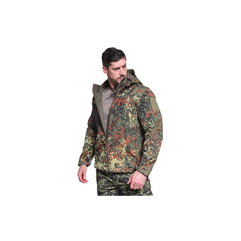 Ketamyy Uomo Tattico Mimetiche Giacche Impermeabile Softshell