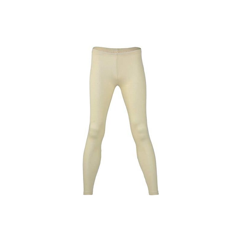 Pantaloni Lunghi In Lana Merino Biologica E Seta Per Bambini, Engel, Fascia Morbida E Termoregolante
