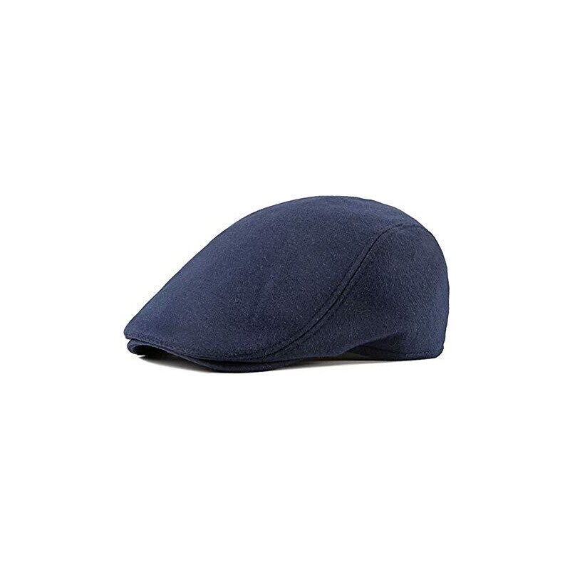 Adantico Uomo Coppola Cappello Inverno Unisex Baschi Scozzesi Berretto Newsboys cap (Blu)