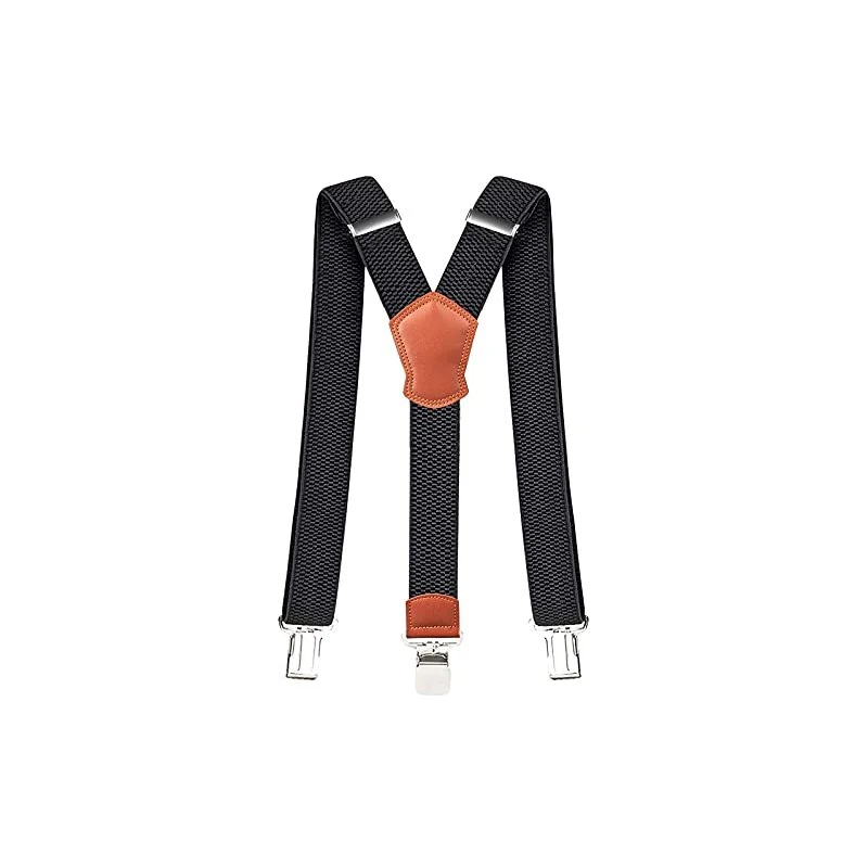 Bretelle Uomo Vintage Regolabili - Design A X Con 4 Clip | Larghe 4cm Per Abiti Eleganti E Lavoro - Foto 5