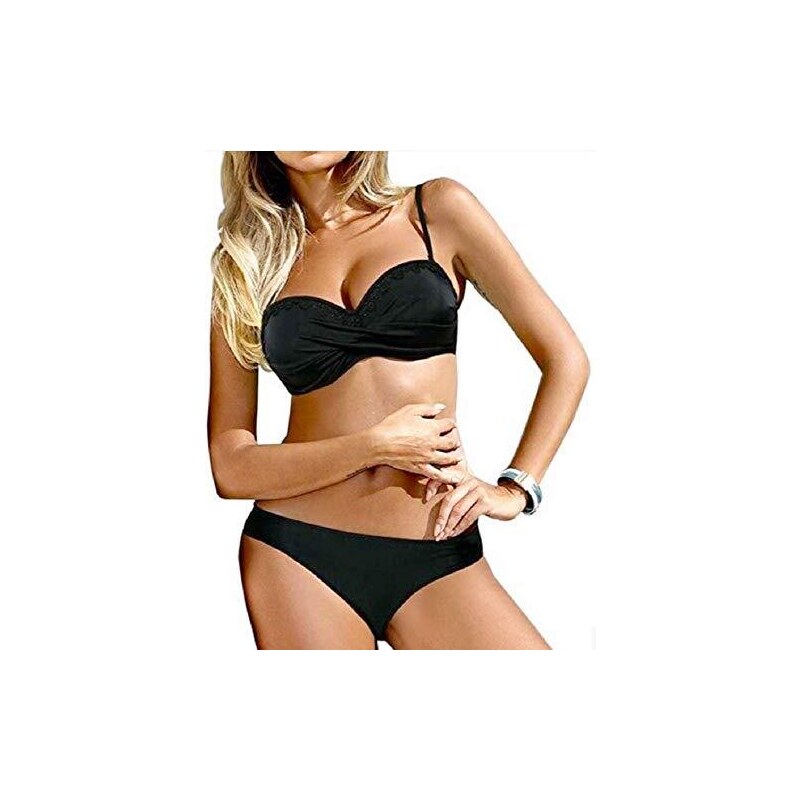 Lovelegis Costume Donna Due Pezzi Bikini da Bagno Slip Top