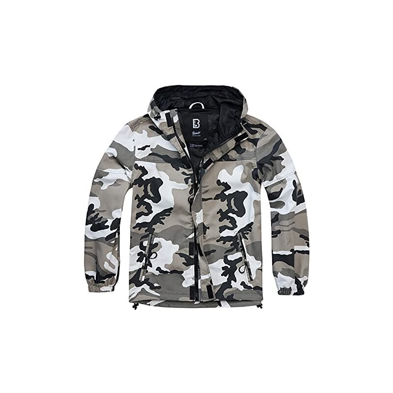 Brandit Lady Windbreaker Giacca Donna A Vento Anorak, Mezza Stagione, Camo, Taglie XS-5XL