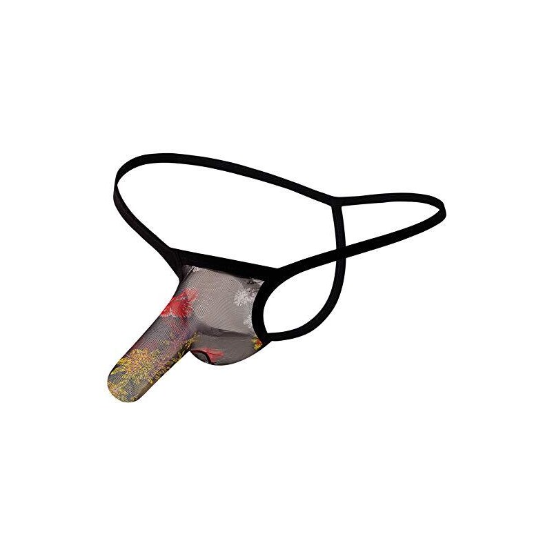 Mutande Uomo Stile Bohémien - Perizoma Trasparente Sexy, In Poliestere Ed Elastan, Confortevole - Foto 6