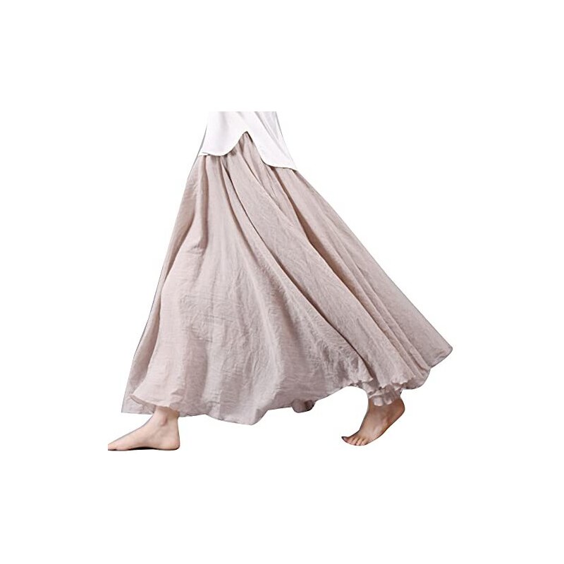 YHANNI Gonna Lunga Donna Estate Gonna Longuette Stampata Floreale Da - Foto 4