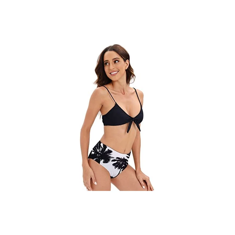 Generico Bikini Anti Segni Abbronzatura Rosso Costume da Bagno Sexy Push up Perizoma Due Pezzi 2023