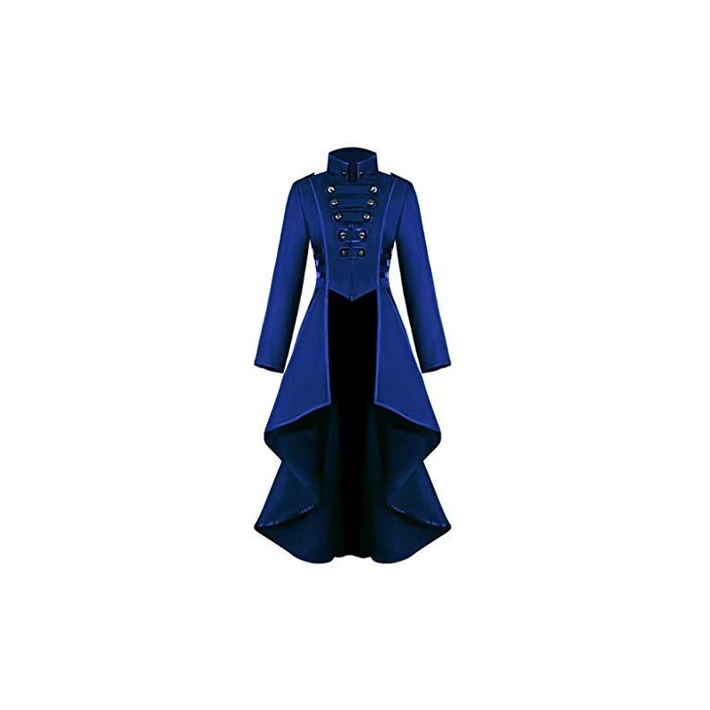 Giacca Steampunk Gotica Vittoriana Con Pizzo E Rosa – Raven Gothic – Taglia M/L, Nero
