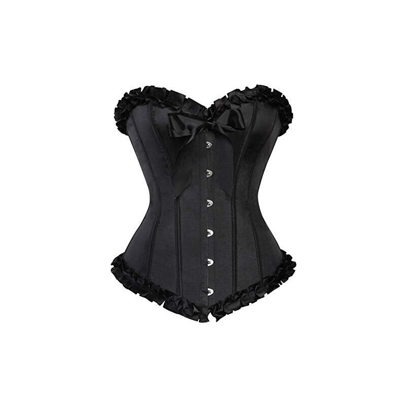 Jutrisujo Bustini E Corsetti Da Donna Vestito Del Sexy Di Fascino Pizzo Gotico Corsetto Bustino