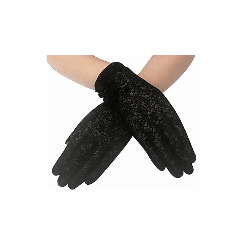 changyexi Elegante scialli da sera in pizzo nero formale, accogliente