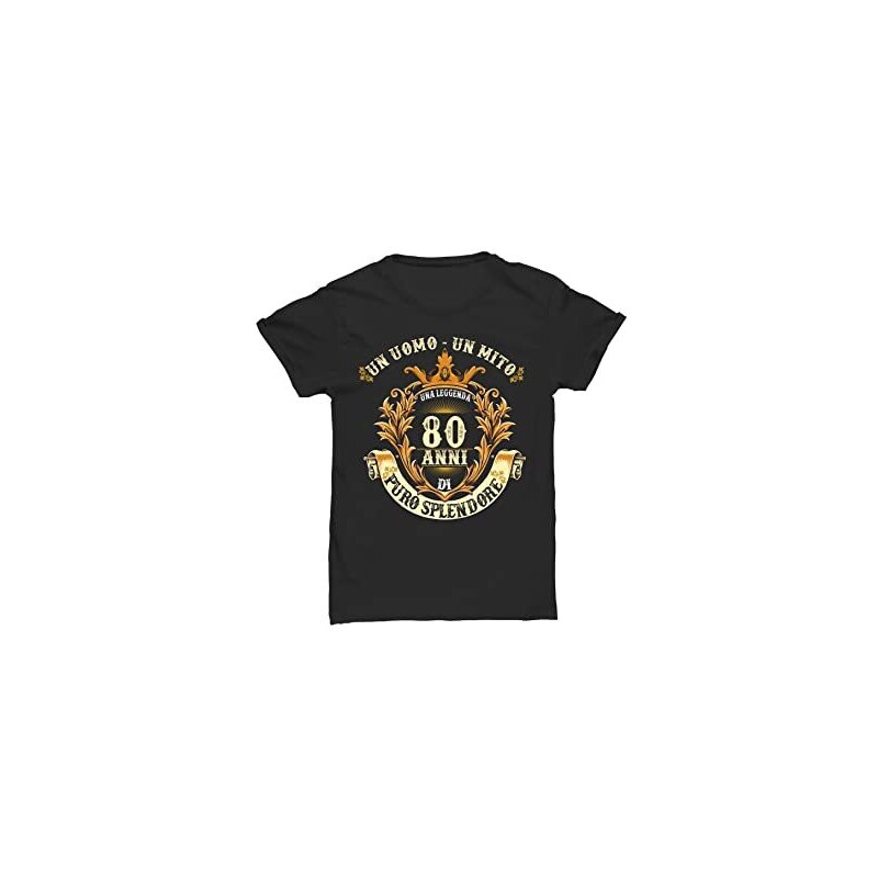 T-Shirt Compleanno 37 Anni – 1988 Uomo Divertente Leggenda Nera