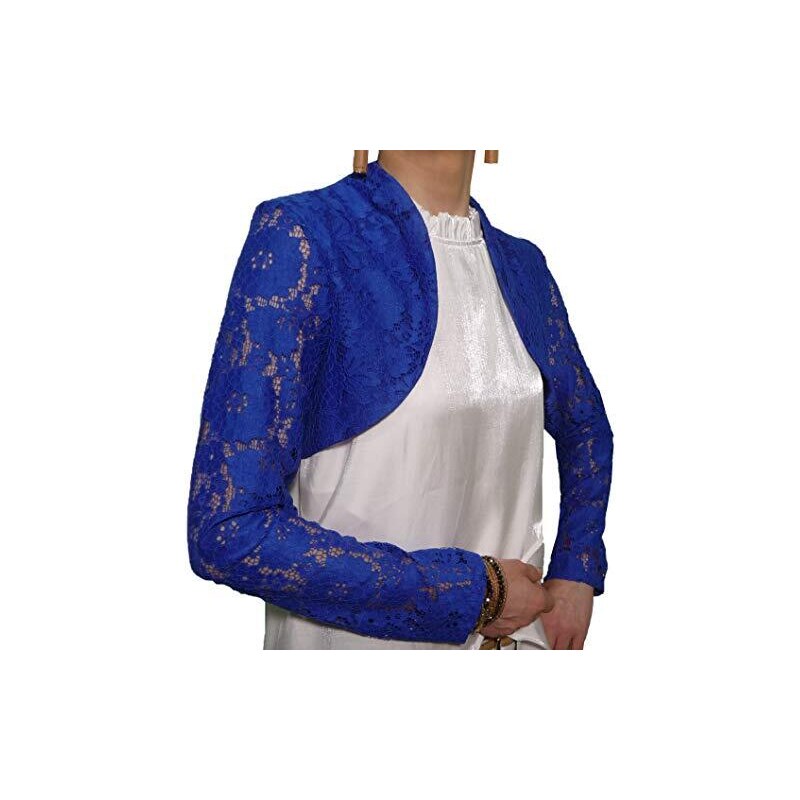 Mimosa Donna Coprispalle Bolero Uncinetto Pizzo Elasticizzato Bolero Cardigan Aperto  Taglia Unica 55590107