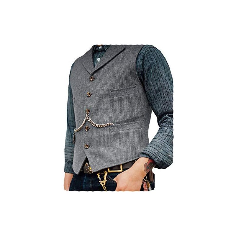 I'm Brian Gilet Grigio In Misto Cotone Per Uomo MA3606
