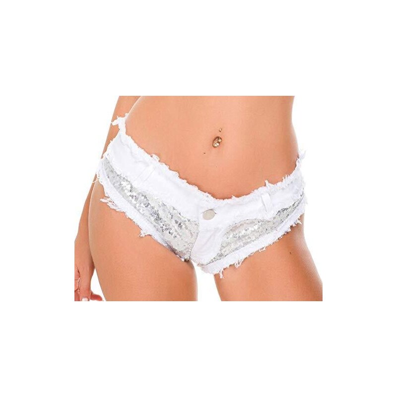 Pantaloncini donna rave streetwear festa hot pants danza