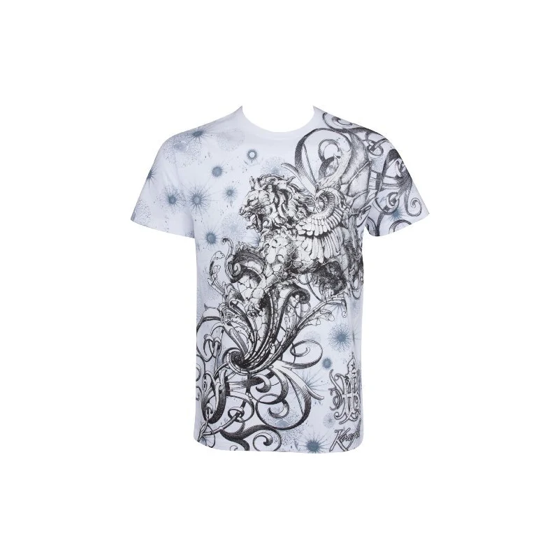 Sakkas Men's Vines and Fleur de Lis T-Shirt