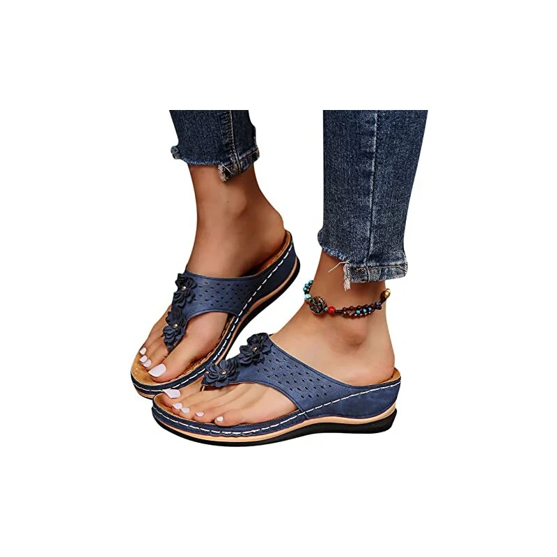 Sandali Chiusi Davanti Donna Comodi Eleganti Scarpe Ortopedici Morbido Gomma Bassi Sandali Zeppe Estive Chiuse Trekking Sandalo Da Passeggio Infermiere Anziani Offerta Casual Sandals Piscina Mare