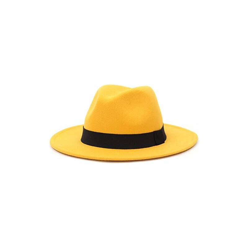 Confezione da 3 cappelli Fedora a tesa corta per uomo donna cappello Panama cappello Gatsby Trilby cappello vintage jazz cap, G, Etichettalia unica