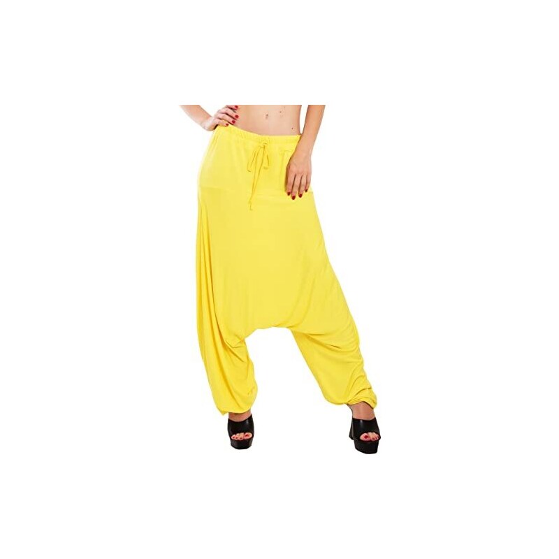 Damen Hose Garziert Overall Pferd Niedrig Türkisch Harem