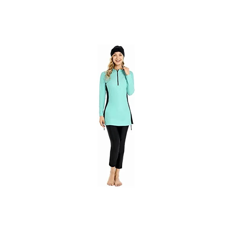 Burkini Completo Donna - Costume Da Bagno Modesto Musulmano, Con Copricostume, Taglia 3XL, Nuovo Con Etichette! - 2