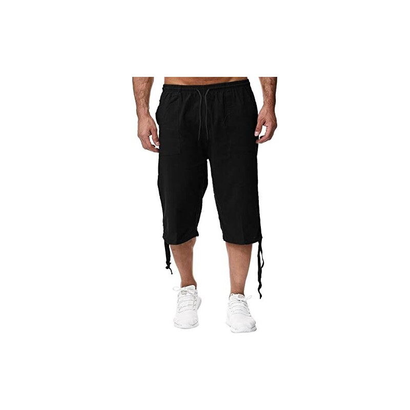 Pantaloncini Uomo In Velluto A Coste – Bermuda Estivi Con Tasche, Vita Elastica – Poliestere Leggero - 3