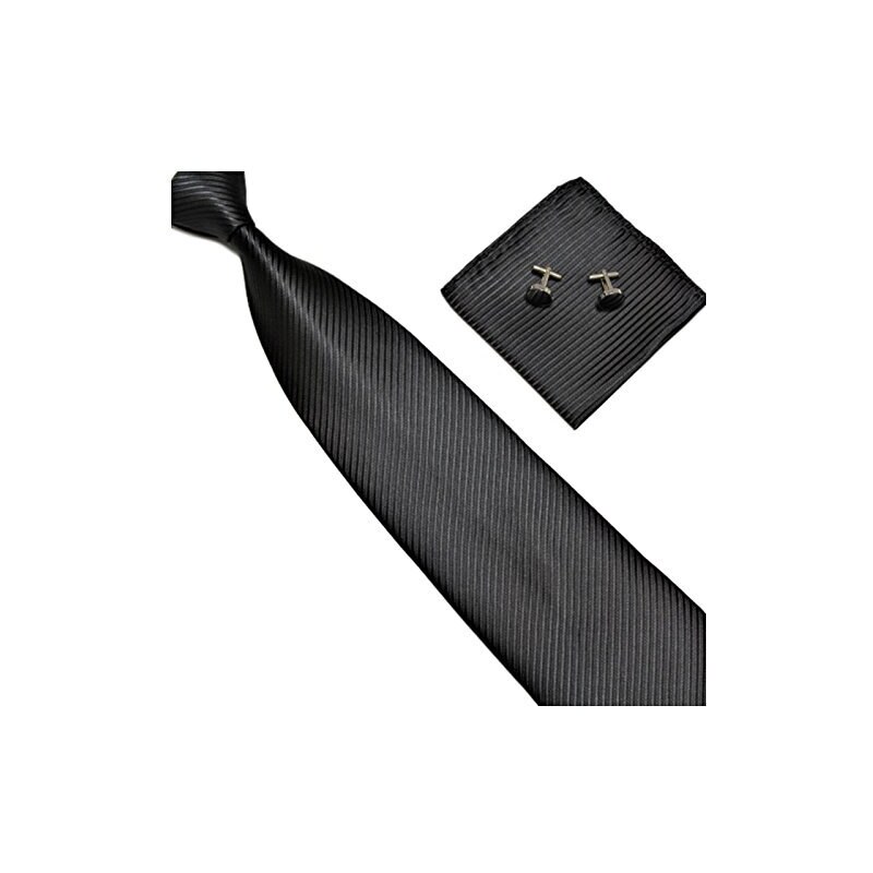 Man Of Men Set Cravatta E Fazzoletto Da Taschino Verde – Regalo Uomo In Elegante Scatola, Lunghezza 146 Cm