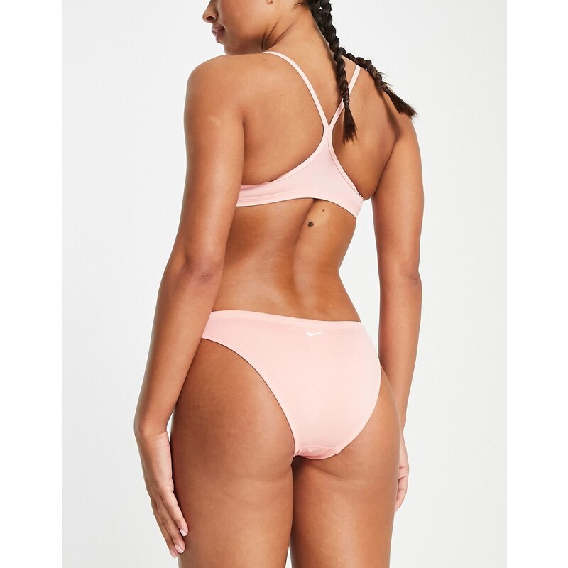 Nike Swimming - Bikini rosa con dorso a vogatore
