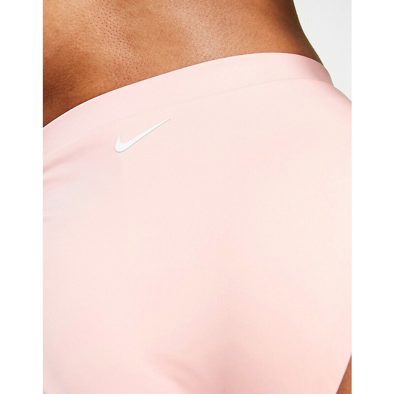 Nike Swimming - Slip a vita alta rosa