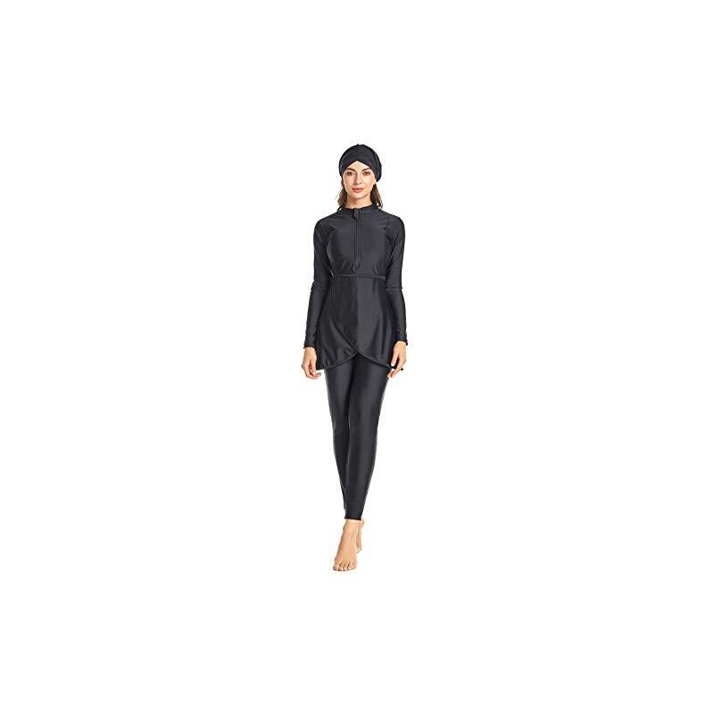 Burkini Costume Donna IMEKIS Costume Da Bagno Da Donna, 3 Pezzi, Musulmano, Costume Da Hijab Donna Musulmano - Foto 7