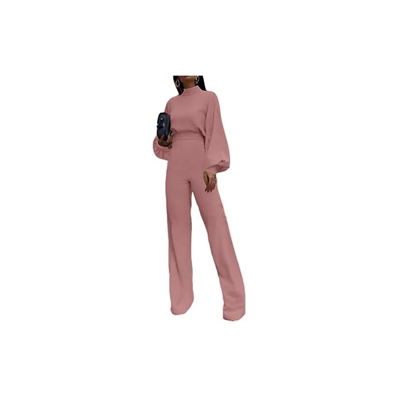 Tuta Elegante Donna Con Scollo A V - Jumpsuit Monospalla A Gamba Larga Per Cerimonie - Foto 4