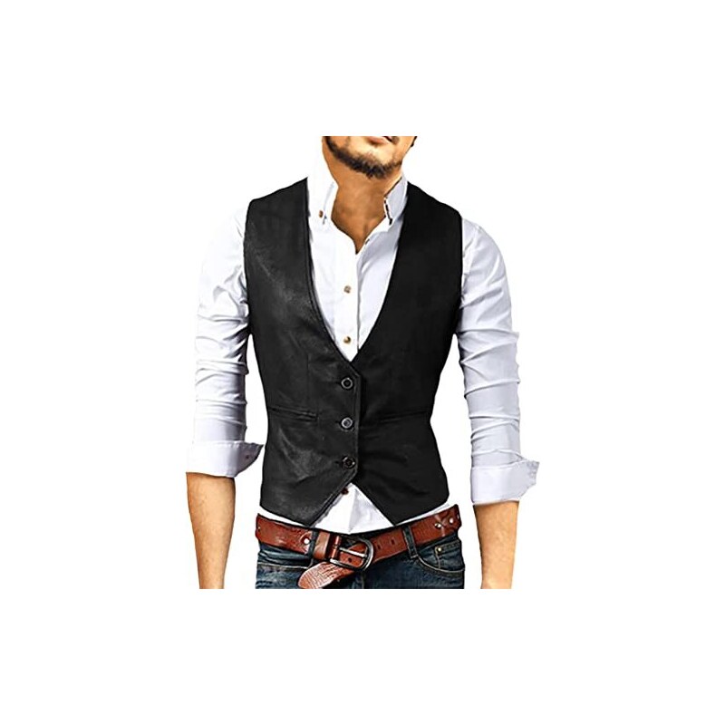 Gilet Da Sposo Uomo Slim Con Rever A Sciarpa - Elegante E Moderno, Multicolore