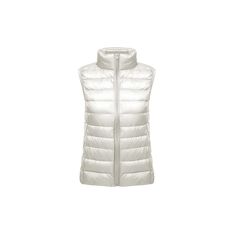 Gilet Donna Smanicato Imbottito 110 Grammi - Giubbino Senza Maniche Sportivo, Perfetto Per Inverno E Primavera - Foto 12