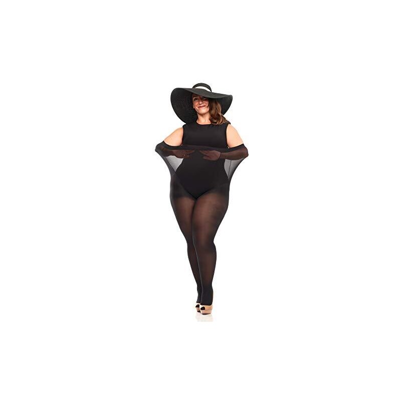 Gi&Gi medias mujer curvy,medias tallas grandes mujer fantasía Negro, Transparente, Diseño Elegante, Estilo Clásico para Mujer (FR/ES, Letras, XL, XXL, Grande, Regular, Círculos geométricos negros