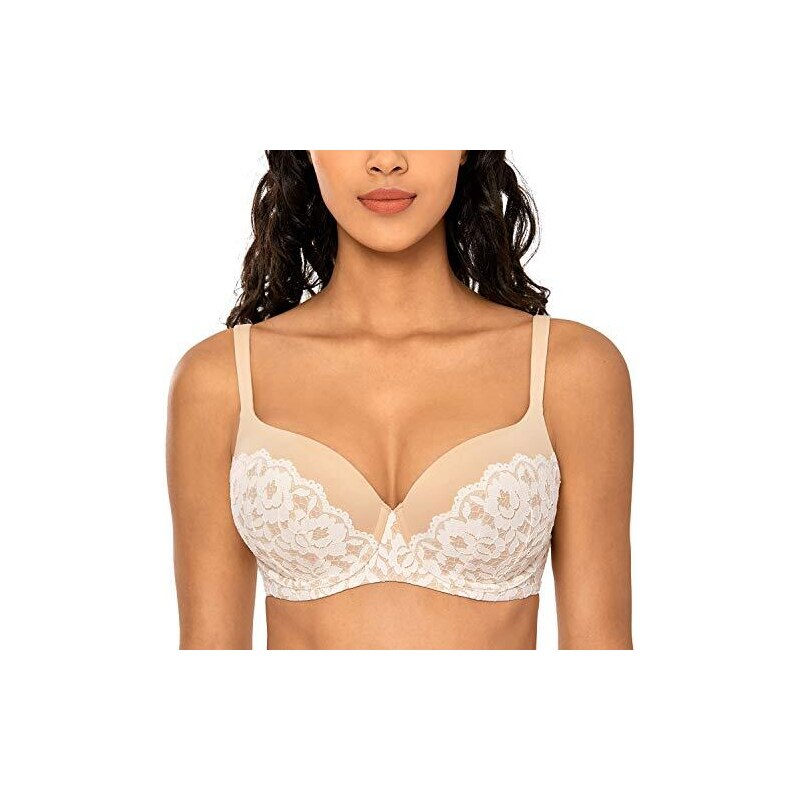 Mey Serie Luxurious 74285 - Reggiseno Coppa Piena Preformata Con Ferretto, Blu Notte 5D - 2