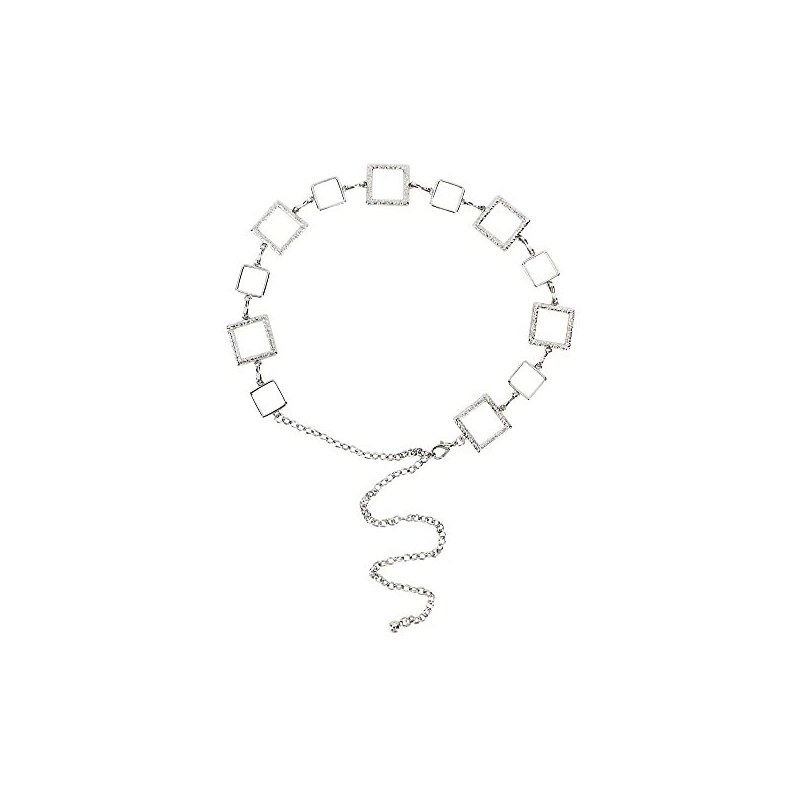 Cintura sottile con strass di cristallo a tutta lunghezza con chiusura - Cintura da sposa, cintura per damigelle - EYM B007 - Italia