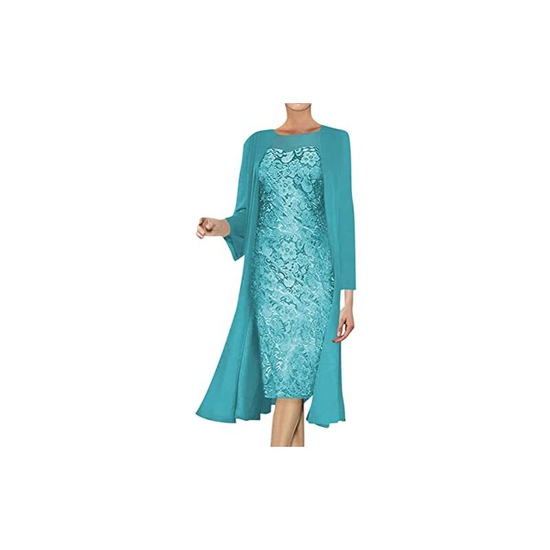 ORANDESIGNE Abito 2 Pezzi Estivo Donna – Vestito Midi Halter E Scialle Lungo – Elegante Per Cerimonie E Cocktail
