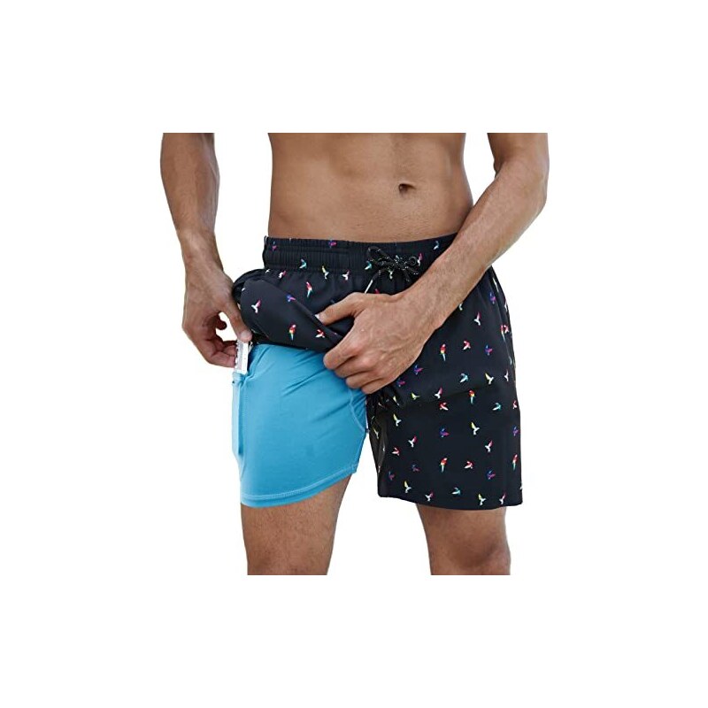 Costume Da Bagno Uomo Racing – Tronchetto Vita Alta, Asciugatura Rapida, Fodera Comoda
