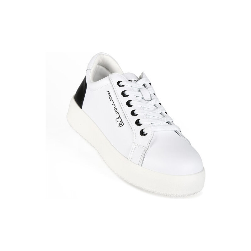 Fornarina Sneakers Donna In Pelle Basse Bianco Taglia 36