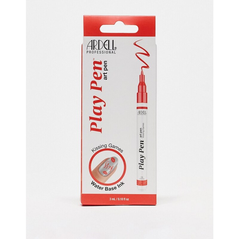 Ardell - Play Pen - Penna per nail art tonalità Kissing Games-Rosso