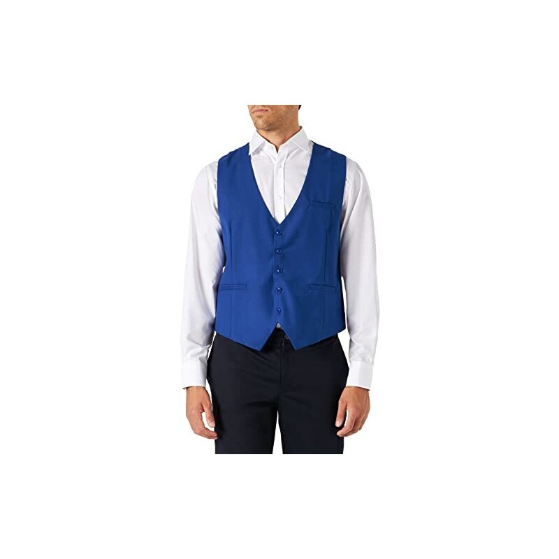 HISDERN Gilet Costue Hoe Paisley ariage Gilet Hoe classique